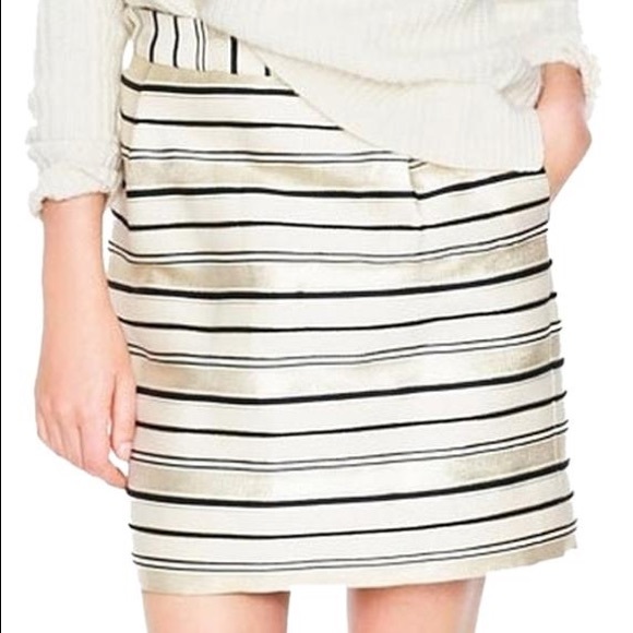J. Crew Dresses & Skirts - 🎂J crew metallic mini skirt